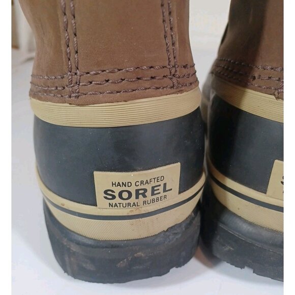 Sorel Caribou Suede Waterproof Wool Pac Boot - Size 11 - Vintage Excellent! - Picture 9 of 12
